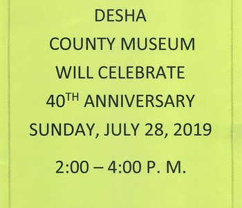 Desha County Museum 40th Anniversary